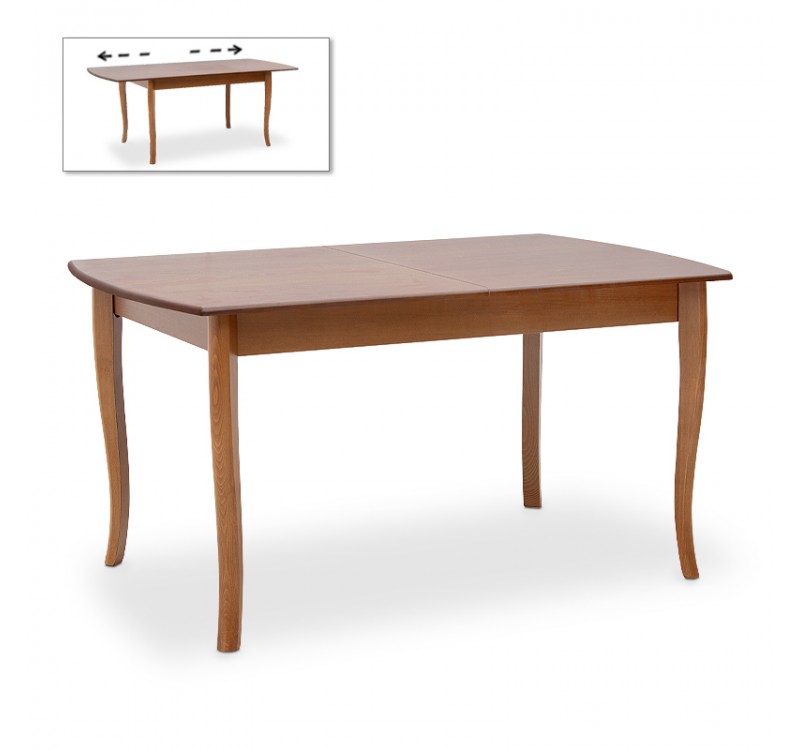 Σετ τραπεζαρίας Belfast Megapap 7 τμχ μασίφ ξύλο - MDF με επεκτεινόμενο τραπέζι 150/200x89x78εκ.