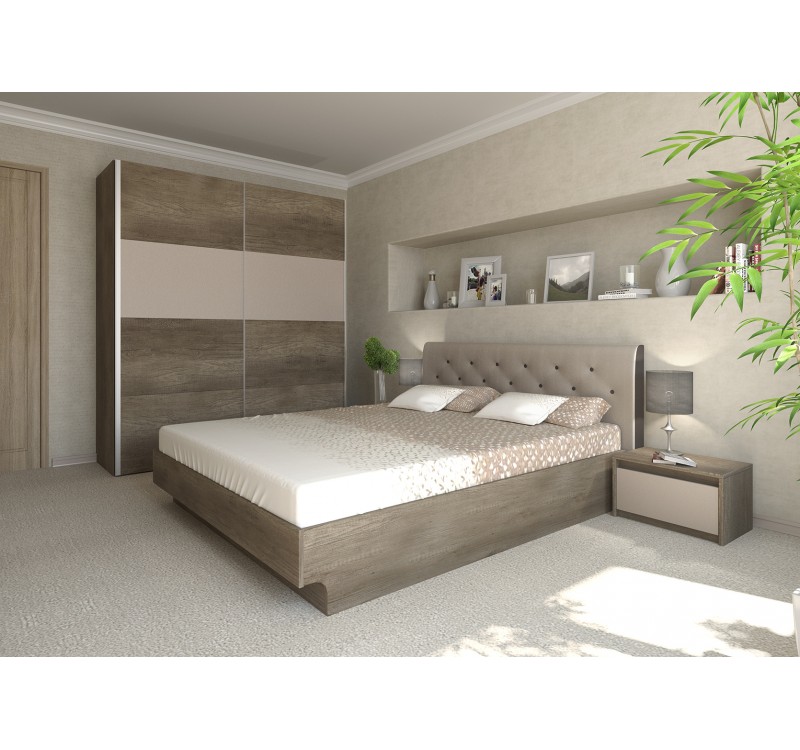 Σετ Κρεβατοκάμαρας  ξύλινο BREEZE DIOMMI 40-009