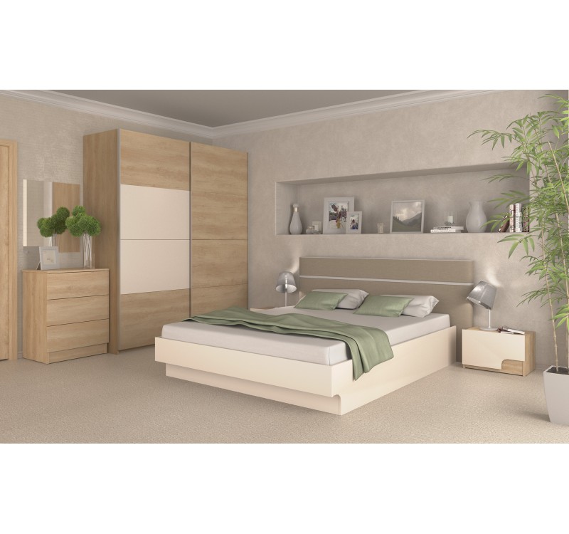 Σετ Κρεβατοκάμαρας ξύλινο CAPRICE2 160x200  DIOMMI 40-027