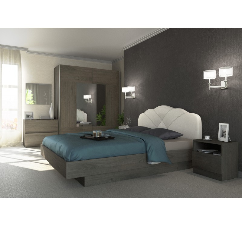 Σετ Κρεβατοκάμαρας ξύλινο CORONA2 160x200 DIOMMI 40-031