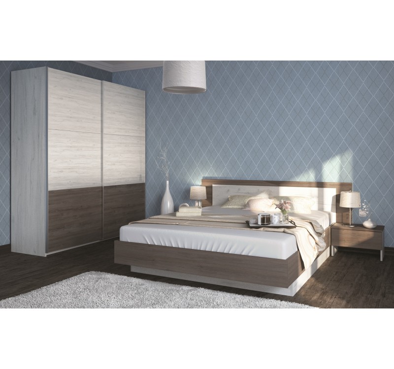 Σετ Κρεβατοκάμαρας ξύλινο ELITE DIOMMI 40-010