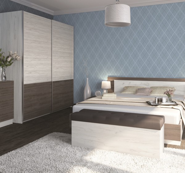 Σετ Κρεβατοκάμαρας ξύλινο ELITE2 DIOMMI 40-011