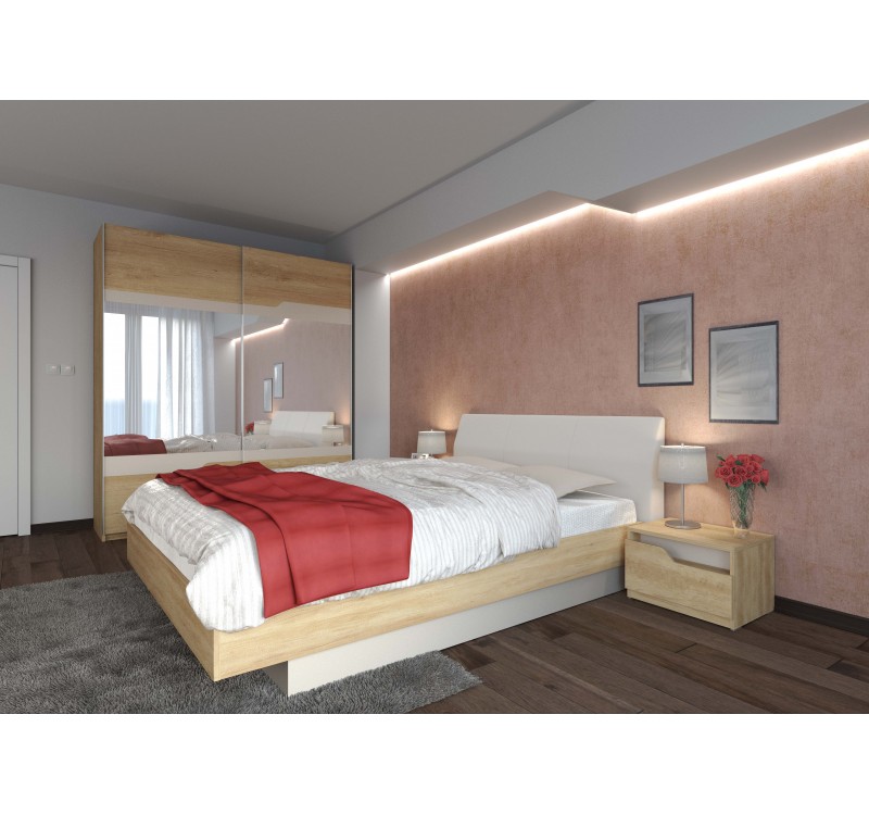 Σετ Κρεβατοκάμαρας ξύλινο PENELOPE 160x200 DIOMMI 40-040