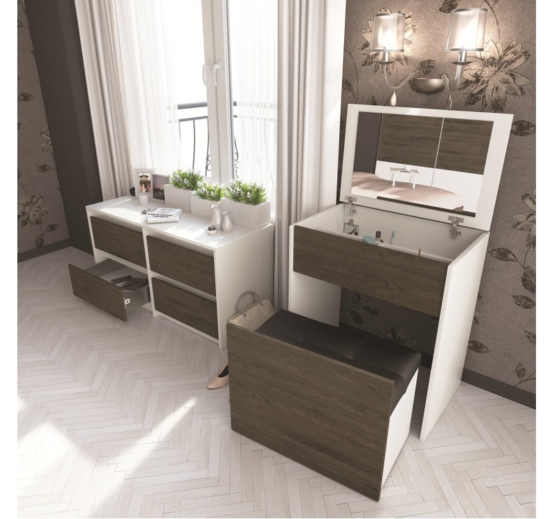 Σετ Κρεβατοκάμαρας  ξύλινο ROXAN2 DIOMMI 40-020