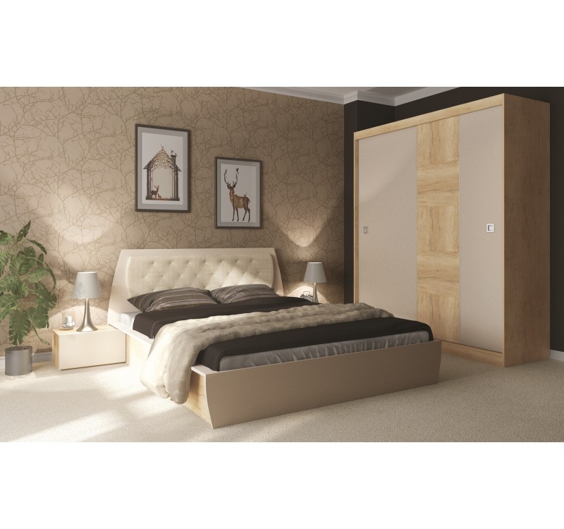 Σετ Κρεβατοκάμαρας ξύλινο TAIS 160x200 DIOMMI 40-023