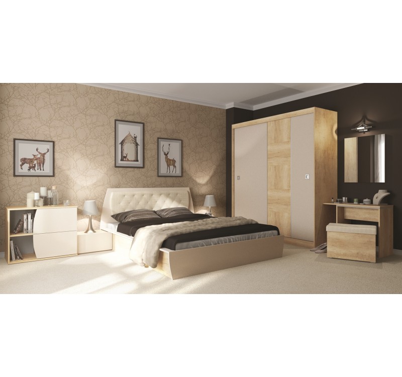 Σετ Κρεβατοκάμαρας ξύλινο TAIS2 160x200 DIOMMI 40-024