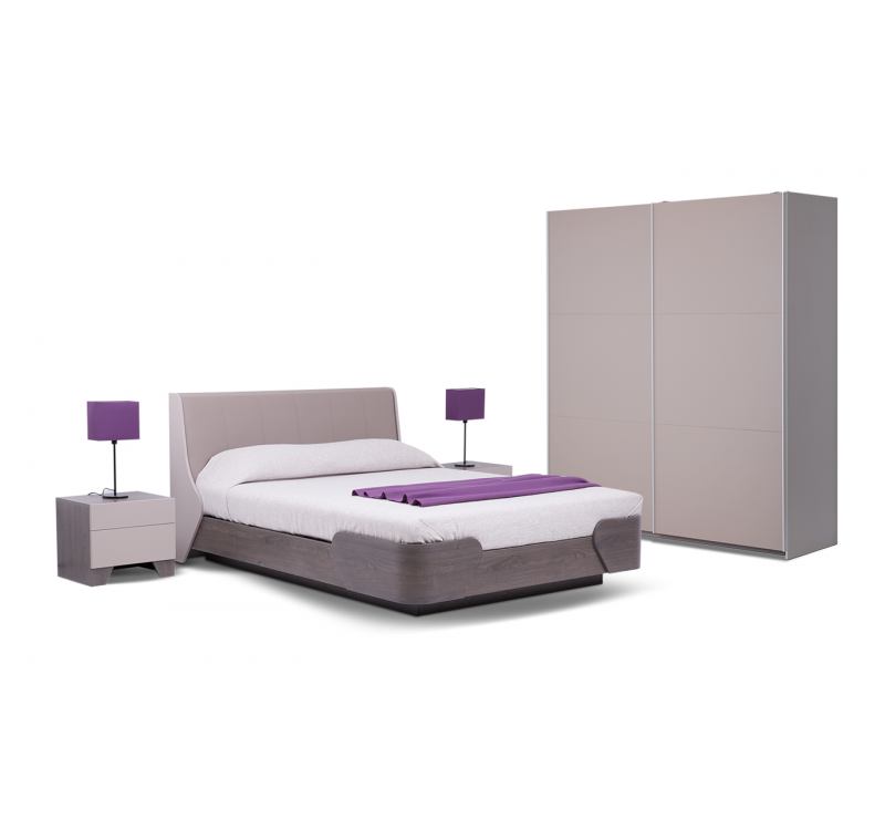 Σετ Κρεβατοκάμαρας ξύλινο CHANCE 160x200 DIOMMI 40-044