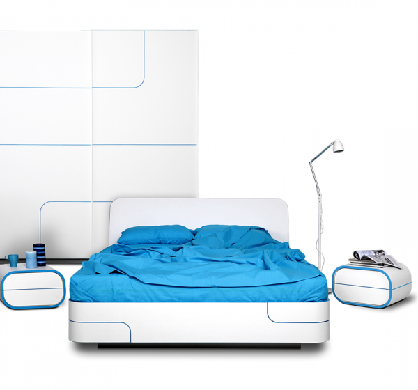 Σετ Κρεβατοκάμαρας ξύλινο NORDIC 160x200 DIOMMI 40-049