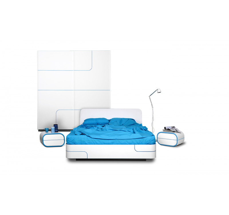 Σετ Κρεβατοκάμαρας ξύλινο NORDIC 160x200 DIOMMI 40-049