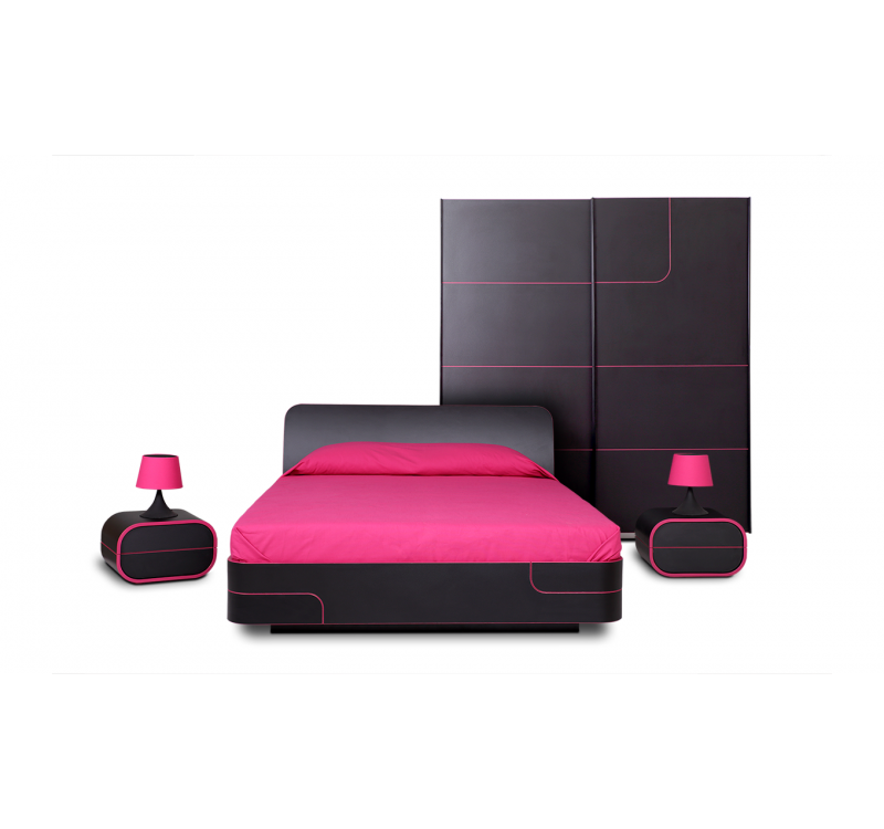 Σετ Κρεβατοκάμαρας ξύλινο NORDIC 160x200 DIOMMI 40-049