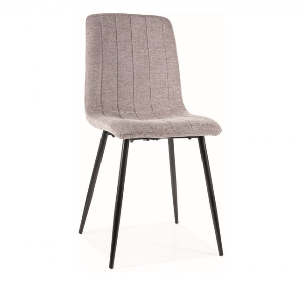KRZESŁO ALAN BREGO CZARNY STELAŻ/SZARY 07
