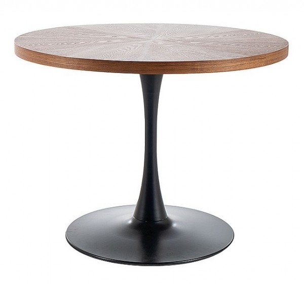 STÓŁ AMADEO ORZECH/CZARNY MAT FI 100