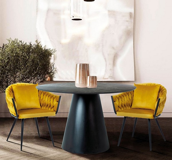 ΤΡΑΠΕΖΙ ΑΓΓΕΛΟΣ ΓΚΡΙ ΜΑΡΜΑΡΟ ΕΦΕ / ΜΑΥΡΟ ΜΑΤ FI120 DIOMMI ANGELSZC