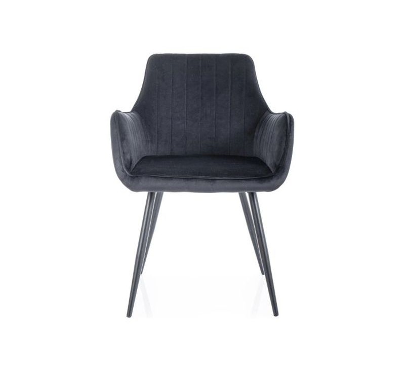 KRZESŁO APPLE VELVET CZARNY STELAŻ/CZARNY BLUVEL 19