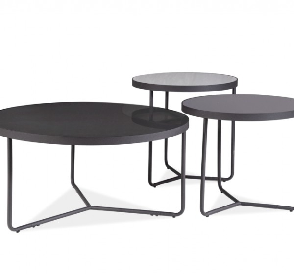 ARTEMIDA BENCH GRAY + BLACK / BLACK (SET) DIOMMI ARTEMIDASZC