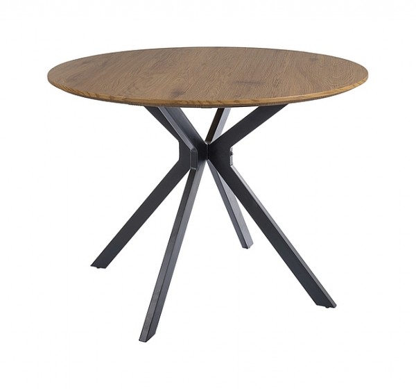 STÓŁ ASTER DĄB/CZARNY MAT STELAŻ FI100