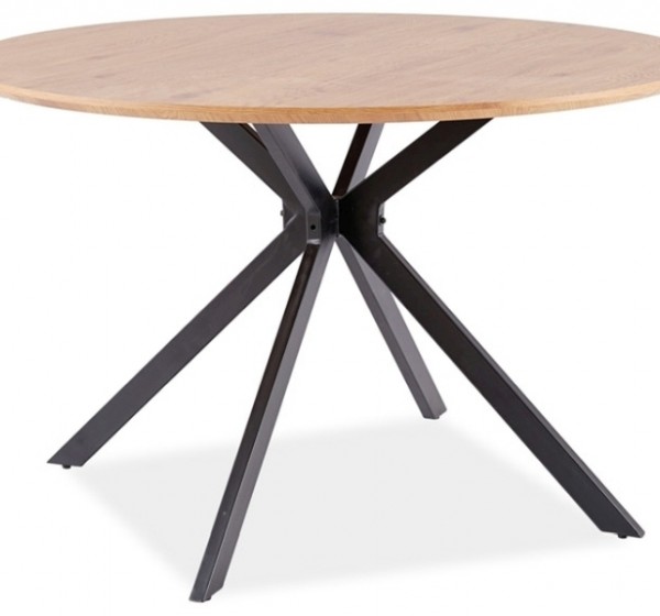 ΑΣΤΕΡ ΤΡΑΠΕΖΙ ΔΡΥΣ / ΜΑΥΡΟ ΠΛΑΙΣΙΟ FI 120 DIOMMI ASTERDCFI120