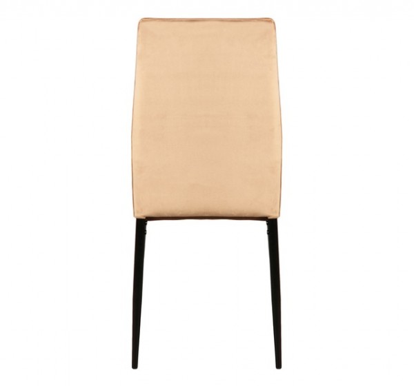CHAIR ATOM VELVET BLACK FRAME / BEIGE BLUVEL 28 DIOMMI ATOMVCBE