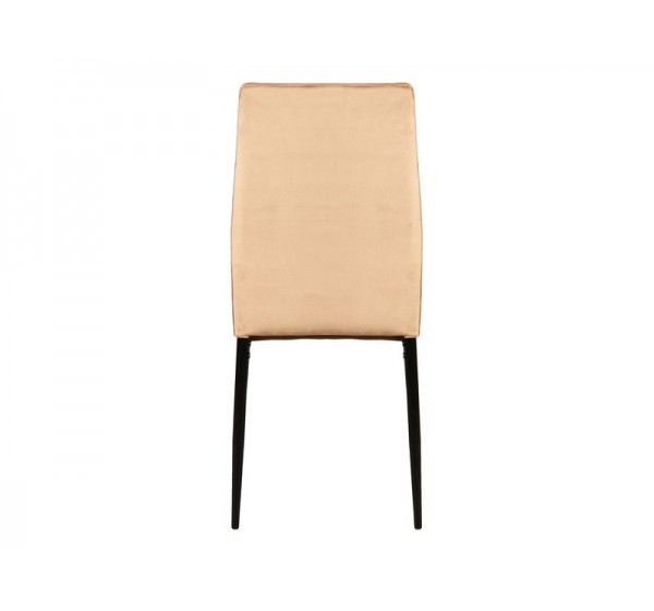 CHAIR ATOM VELVET BLACK FRAME / BEIGE BLUVEL 28 DIOMMI ATOMVCBE