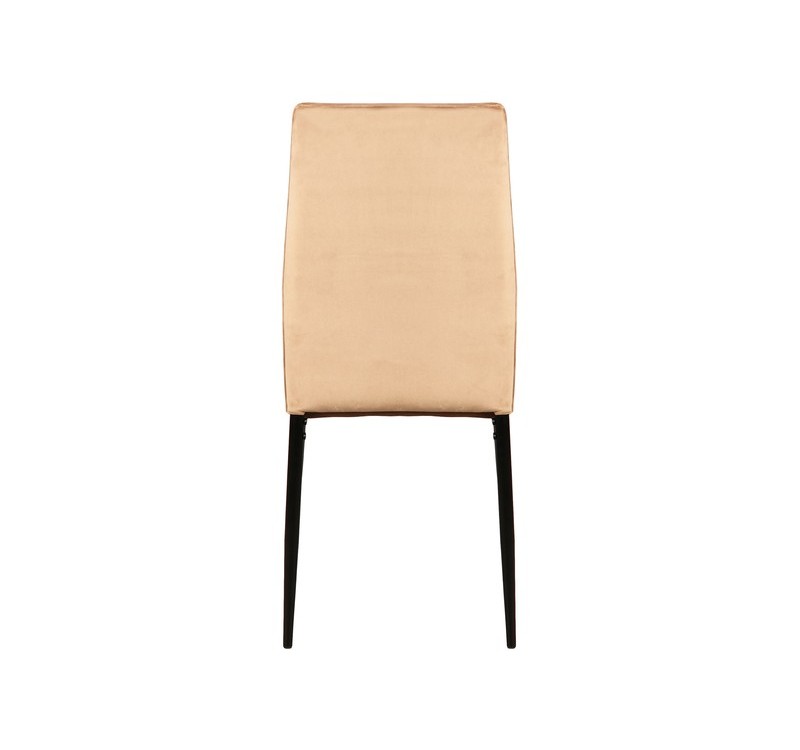 CHAIR ATOM VELVET BLACK FRAME / BEIGE BLUVEL 28 DIOMMI ATOMVCBE