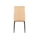 CHAIR ATOM VELVET BLACK FRAME / BEIGE BLUVEL 28 DIOMMI ATOMVCBE