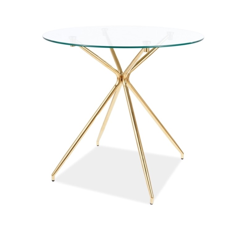 ΤΡΑΠΕΖΙ ΜΕΤΑΦΟΡΙΚΗ AZALIA / ΧΡΥΣΟ ΠΛΑΙΣΙΟ FI 80 DIOMMI AZALIATZLFI80