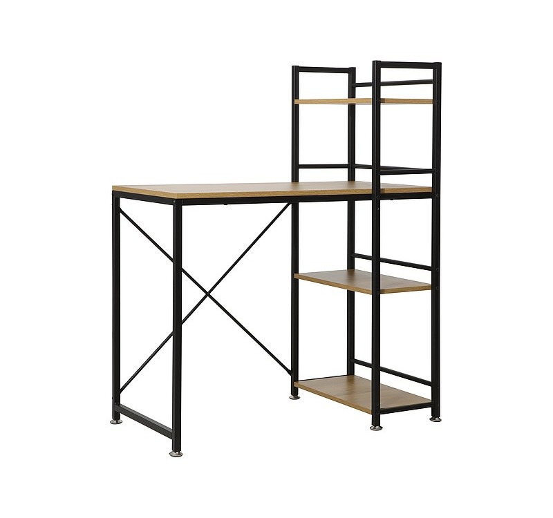 BIURKO B-036 DĄB/CZARNY