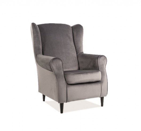 ΠΟΛΥΘΡΟΝΑ BARON VELVET GREY BLUVEL 14 / WENGE DIOMMI BARONV14