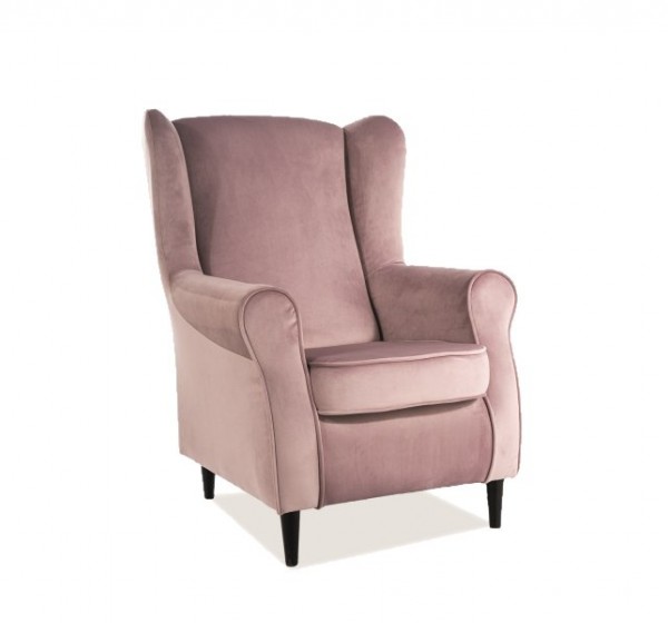 ΠΟΛΥΘΡΟΝΑ BARON VELVET ΡΟΖ ΑΝΤΙΚΕ ΜΠΛΟΥΒΕΛ 52 / WENGE DIOMMI BARONV52