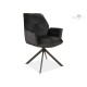 CHAIR BOOGIE II VELVET BLACK FRAME / BLACK BLUVEL 19 DIOMMI BOOGIEIIVCC