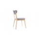 BRANDO CHAIR OAK/GRAY TAP. 130 DIOMMI BRANDODSZ