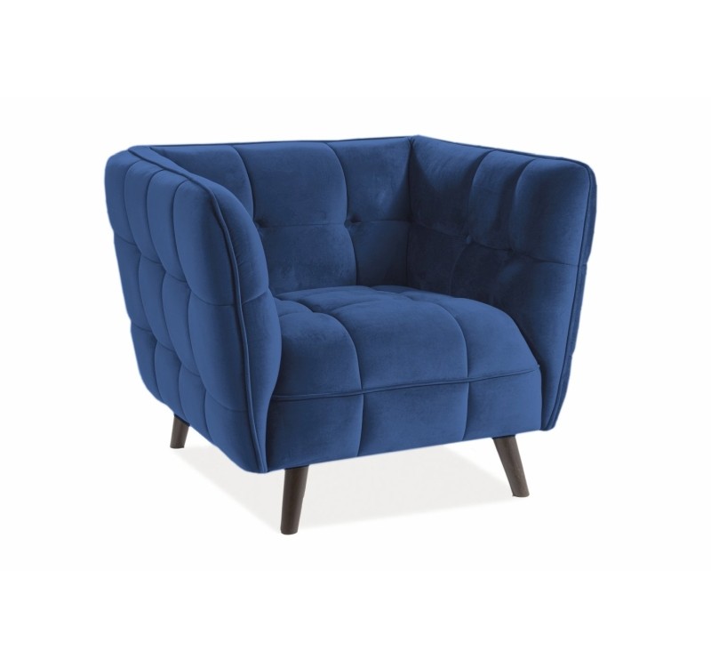 Πολυθρόνα  Castello 1 85 x 92 x 78 Μπλε DIOMMI CASTELLO1V86