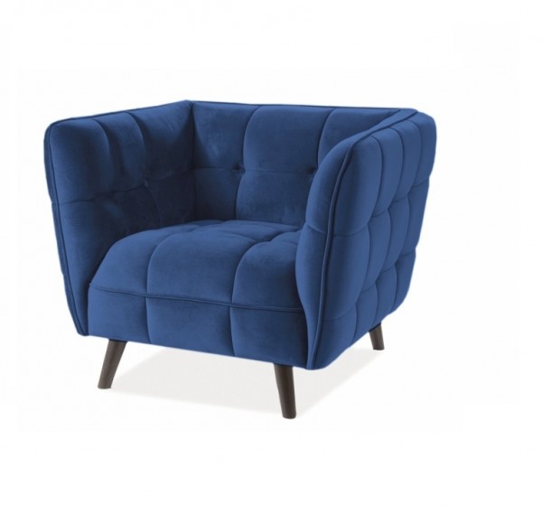 Πολυθρόνα  Castello 1 85 x 92 x 78 Μπλε DIOMMI CASTELLO1V86