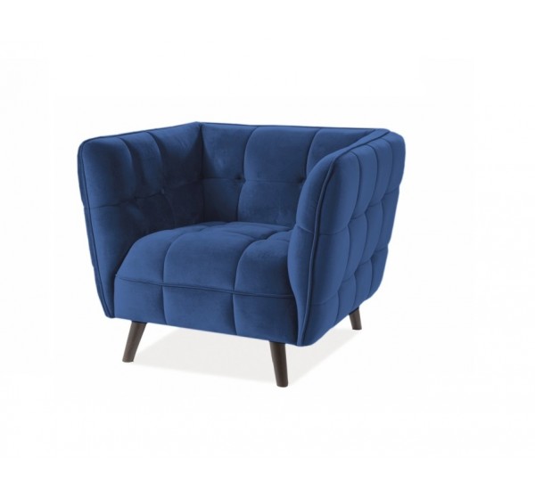 Πολυθρόνα  Castello 1 85 x 92 x 78 Μπλε DIOMMI CASTELLO1V86