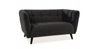 ΚΑΝΑΠΕ CASTELLO 2 VELVET BLACK BLUVEL 19 / WENGE DIOMMI CASTELLO2V19
