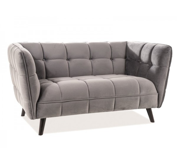 ΚΑΝΑΠΕ CASTELLO 2 VELVET ΜΠΕΖ BLUVEL 28 / WENGE DIOMMI CASTELLO2V28