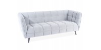 SOFA CASTELLO 3 VELVET J. SZARY BLUVEL 03 / WENGE
