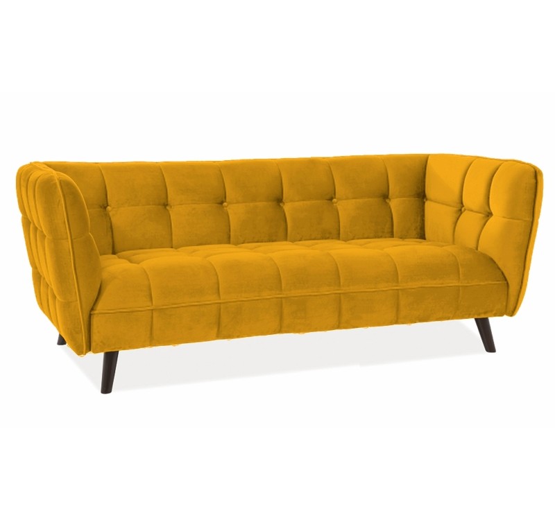 ΚΑΝΑΠΕ CASTELLO 3 VELVET CURRY BLUVEL 68 / WENGE DIOMMI CASTELLO3V68