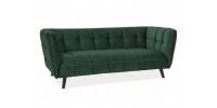 ΚΑΝΑΠΕ CASTELLO 3 VELVET GREEN BLUVEL 78 / WENGE DIOMMI CASTELLO3V78