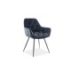 CHERRY VELVET CHAIR ΜΑΥΡΟ ΠΛΑΙΣΙΟ / BLUVEL BLACK 19 DIOMMI CHERRYVCC