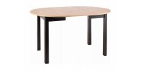 DANTE TABLE ARTISAN OAK / BLACK MATT FI 102 (102-142) DIOMMI DANTEDACMFI102
