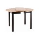DANTE TABLE ARTISAN OAK / BLACK MATT FI 102 (102-142) DIOMMI DANTEDACMFI102