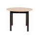 DANTE TABLE ARTISAN OAK / BLACK MATT FI 102 (102-142) DIOMMI DANTEDACMFI102