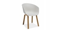 KRZESŁO EGO KOLOR DĄB/BIAŁY