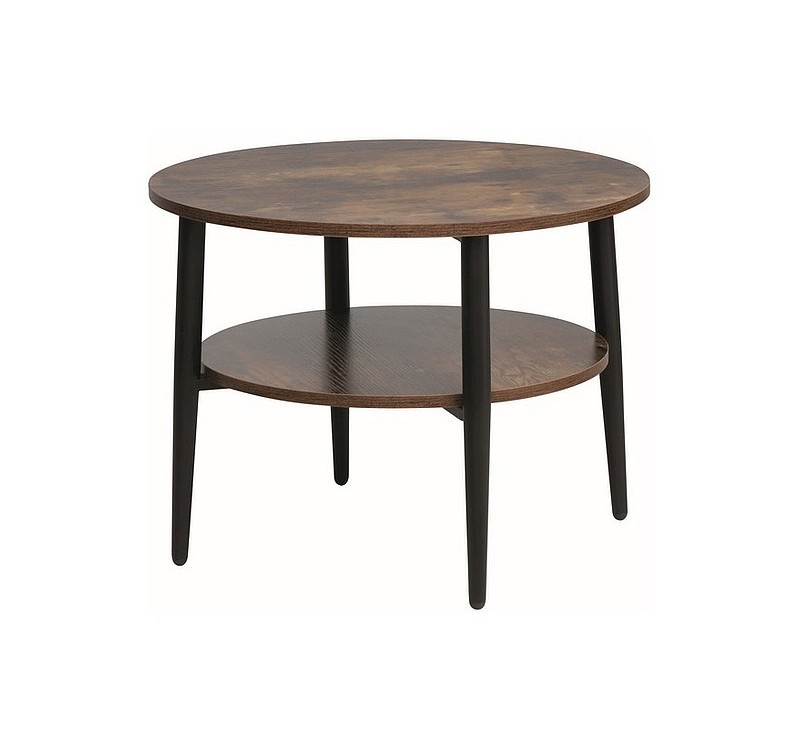 ŁAWA ELLA B BRĄZ RUSTYKALNY/CZARNY