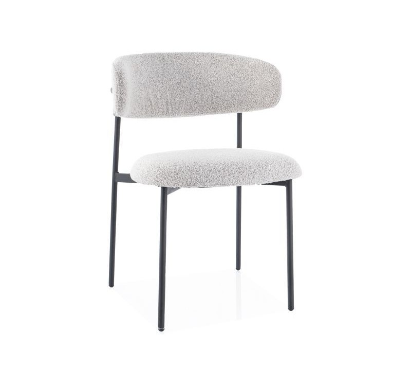 KRZESŁO ELTON STELAŻ CZARNY / BEŻ TAP.231