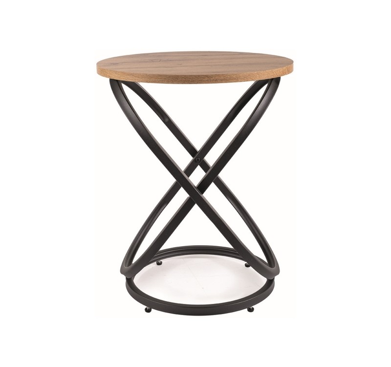 ŁAWA EOS E DĄB ARTISAN/CZARNY FI45