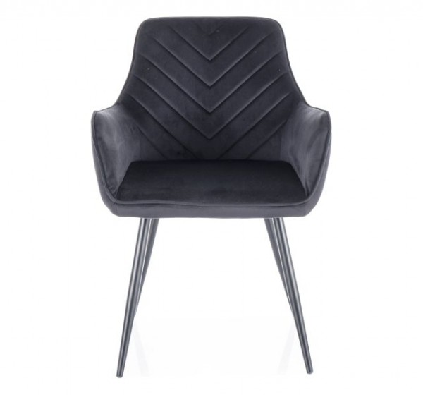 KRZESŁO FIG VELVET CZARNY STELAŻ/CZARNY BLUVEL 19