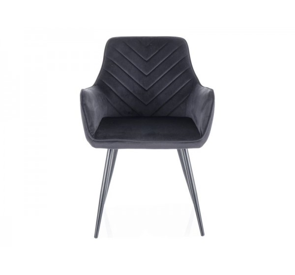 KRZESŁO FIG VELVET CZARNY STELAŻ/CZARNY BLUVEL 19