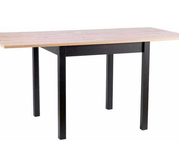 FLIP TABLE ARTISAN OAK / BLACK 80 (160) X80 DIOMMI FLIPDAC80